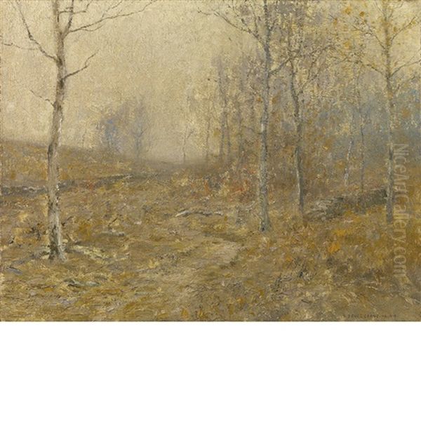 Late Fall Oil Painting by Bruce Crane