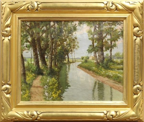 Springtime Oil Painting by Bruce Crane