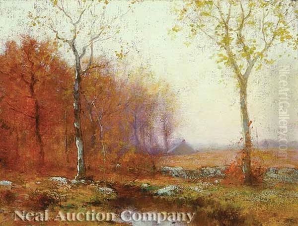 Autumn Touches Oil Painting by Bruce Crane