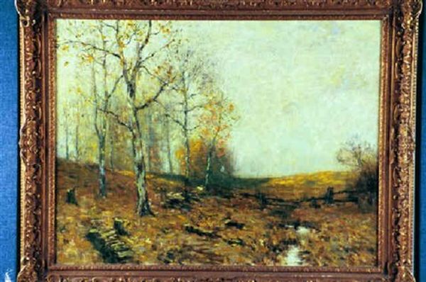 Autumn Afternoon Oil Painting by Bruce Crane