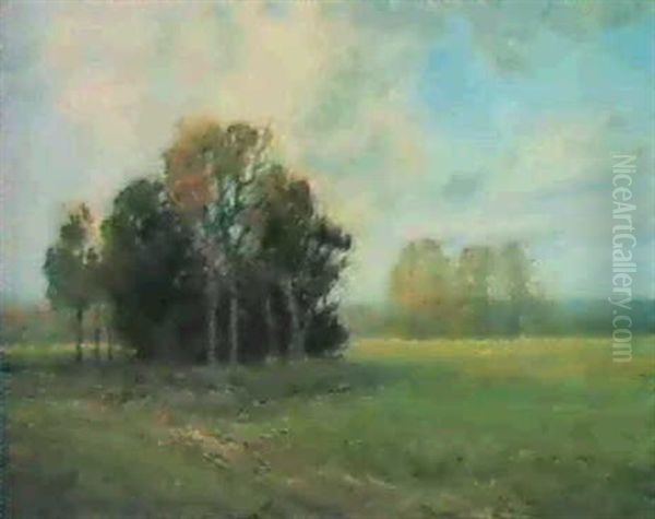 Ohio Landscape Oil Painting by Bruce Crane