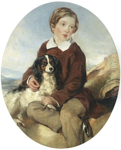 A Faithful Friend Oil Painting by Thomas Crane