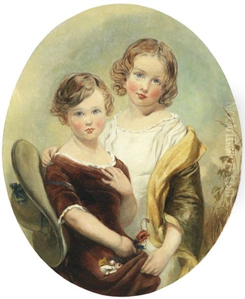 Sisters Oil Painting by Thomas Crane