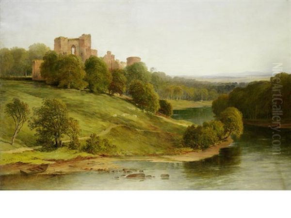 Bothwell Castle, On The Clyde Oil Painting by James Hall Cranstoun