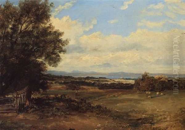 Dundas Castle Oil Painting by Edmund Thornton Crawford