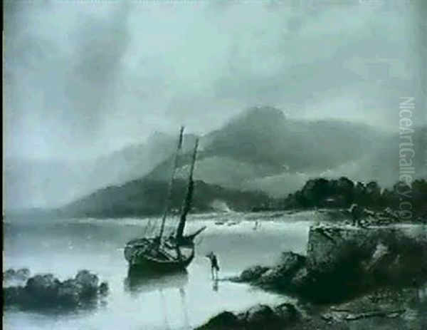 Loch Fyne Oil Painting by Edmund Thornton Crawford