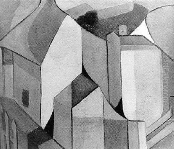 Cubist Buildings by Josephine Marion Crawford