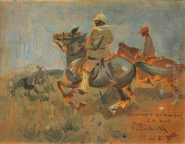 Souvenir Of A Tough Day Oil Painting by Joseph Crawhall