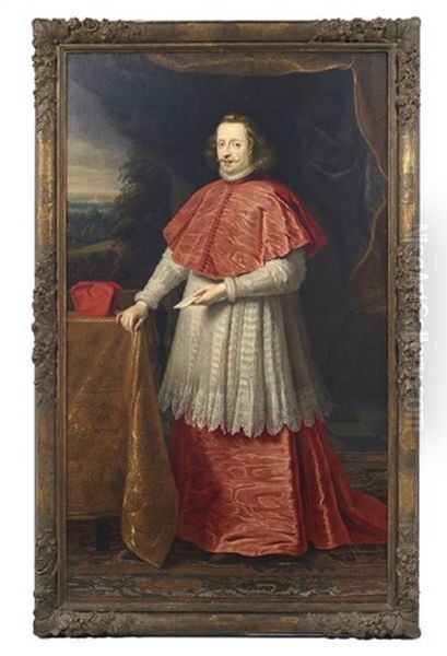 Le Cardinal-infant Ferdinand D'autriche (1609-1641) Oil Painting by Caspar de Crayer