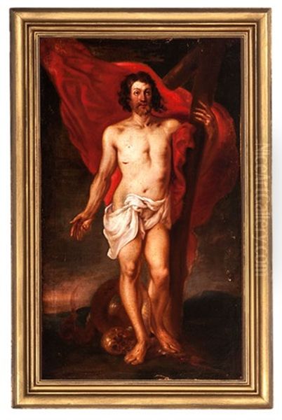 Risen Christ Oil Painting by Caspar de Crayer