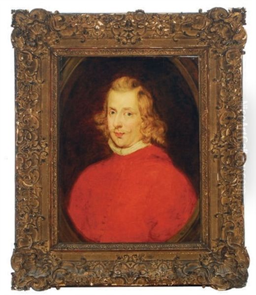 Portrait Of The Cardinal-infante Ferdinand Of Austria Oil Painting by Caspar de Crayer