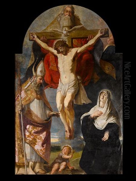 The Crucifixion Oil Painting by Caspar de Crayer