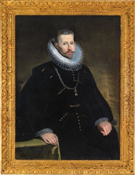 Bildnis Erzherzog Albrecht Vii. Oil Painting by Caspar de Crayer