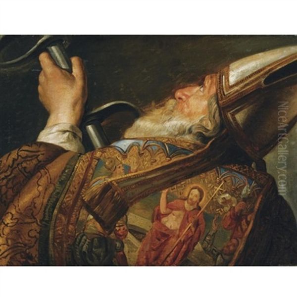 St. Erasmus Oil Painting by Caspar de Crayer