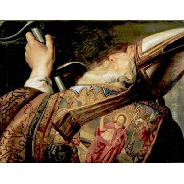 St. Erasmus Oil Painting by Caspar de Crayer