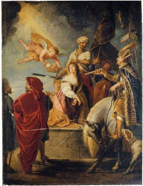 The Marytrdom Of Saint Dorothea Oil Painting by Caspar de Crayer