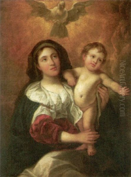 The Virgin And Child Oil Painting by Caspar de Crayer