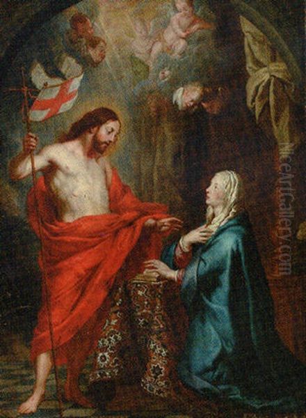 Noli Me Tangere Oil Painting by Caspar de Crayer