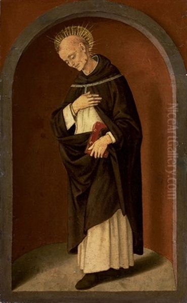 Saint Bernardino Of Siena Oil Painting by Lorenzo Di Credi