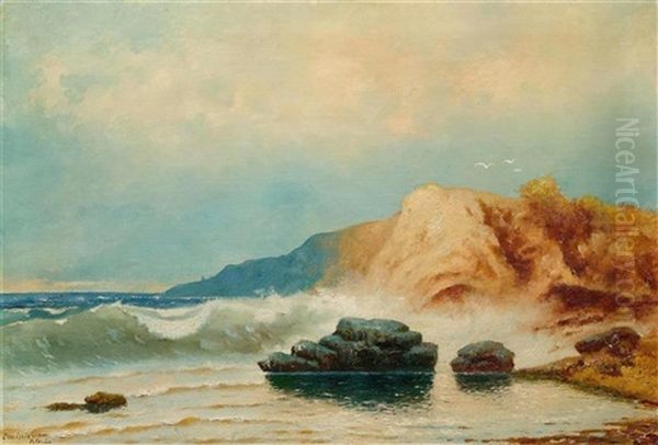 Coastal Landscape Oil Painting by Erminio Cremp