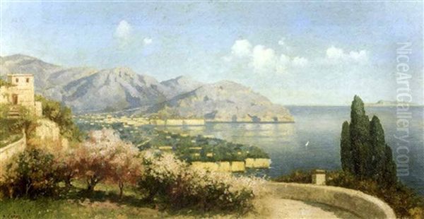 Paesaggio Costiero Oil Painting by Erminio Cremp