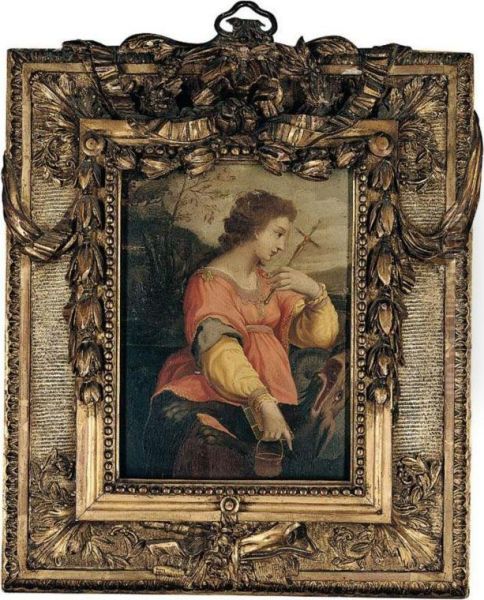 Saint Margaret Oil Painting by Michelangelo Anselmi