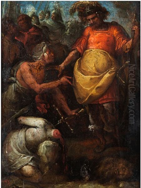 Die Enthauptung Des Heiligen Paulus Oil Painting by Giovanni Battista Crespi (il Cerano)