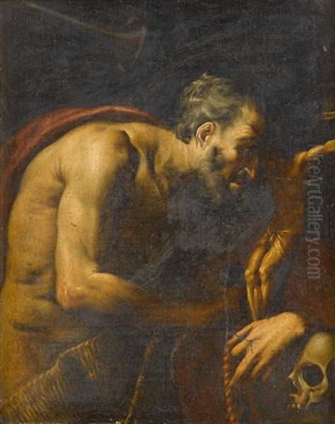 Saint Jerome Oil Painting by Giovanni Battista Crespi (il Cerano)