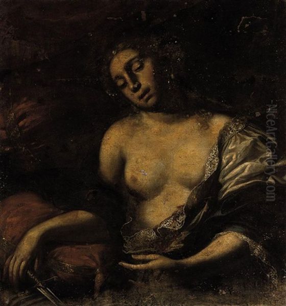 Lucretia Oil Painting by Giovanni Battista Crespi (il Cerano)