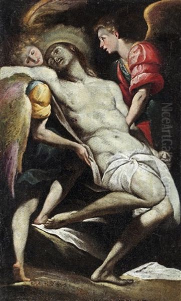 Jesu Uppstandelse Oil Painting by Giovanni Battista Crespi (il Cerano)