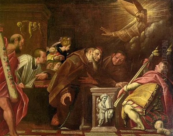 Miracle Of Fra Sebastian Of Piacenza Oil Painting by Giovanni Battista Crespi (il Cerano)