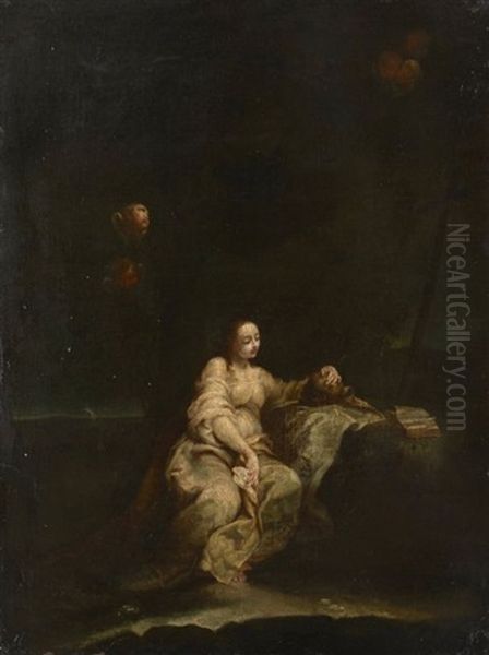 La Madeleine Penitente Oil Painting by Giuseppe Maria Crespi