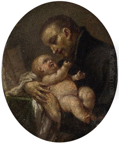 San Cayetano Oil Painting by Giuseppe Maria Crespi