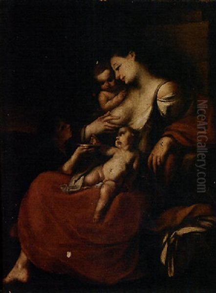 La Carita Oil Painting by Giuseppe Maria Crespi