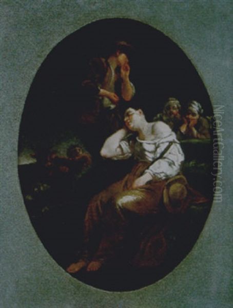 Il Sonno Oil Painting by Giuseppe Maria Crespi