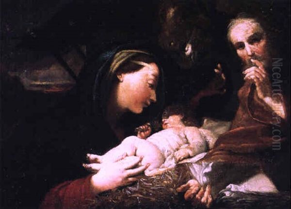 Le Sommeil De L'enfant Jesus Oil Painting by Giuseppe Maria Crespi