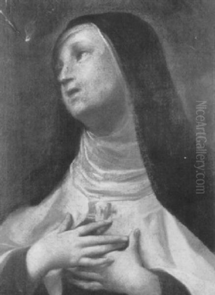 The Ectasy Of Saint Teresa Of Avila Oil Painting by Giuseppe Maria Crespi