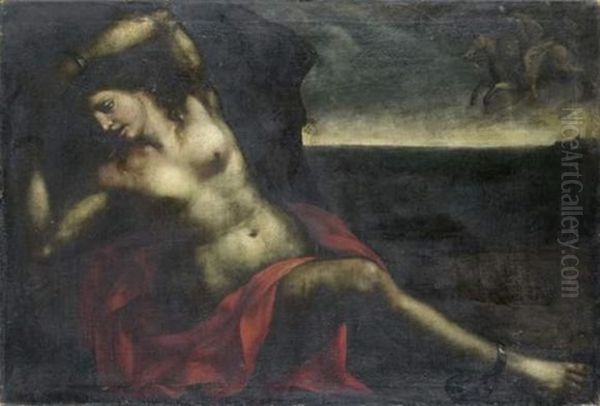 Andromede Et Persee Oil Painting by Domenico (il Passignano) Cresti