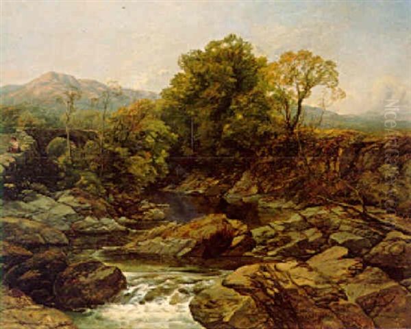 Fairy Glen, North Wales Oil Painting by Thomas Creswick