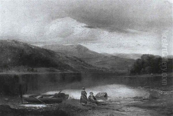 Grasmere Lake, Cumberland by Thomas Creswick