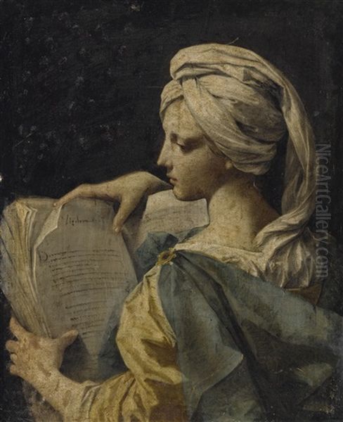 A Sibyl Oil Painting by Donato Creti