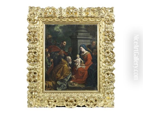 The Adoration Of The Magi Oil Painting by Donato Creti