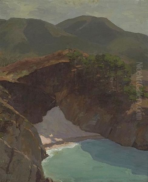 China Cove, Pt. Lobos Oil Painting by Theodore Morrow Criley