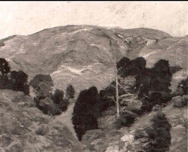 Coast Hills, Monterey County Oil Painting by Theodore Morrow Criley