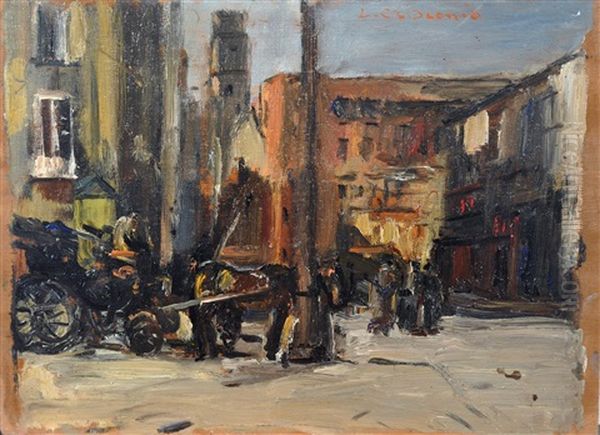 La Carrozzella Oil Painting by Luigi Crisconio