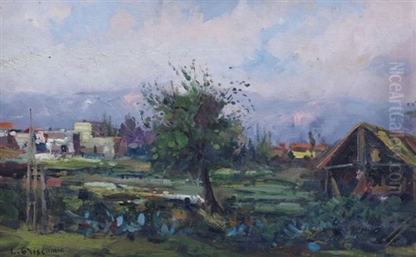 Campagna Partenopea Oil Painting by Luigi Crisconio