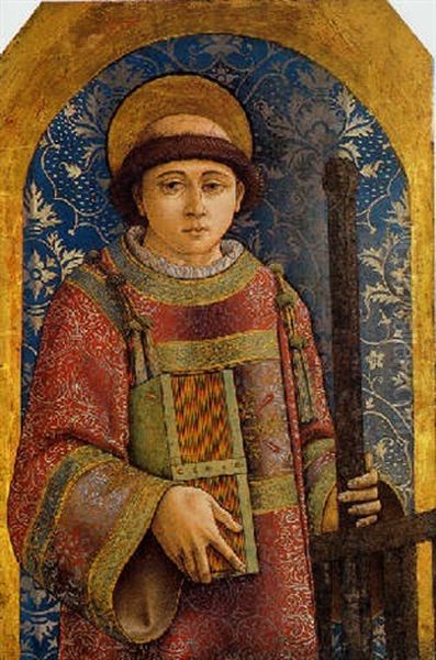 Saint Lawrence Oil Painting by Carlo Crivelli