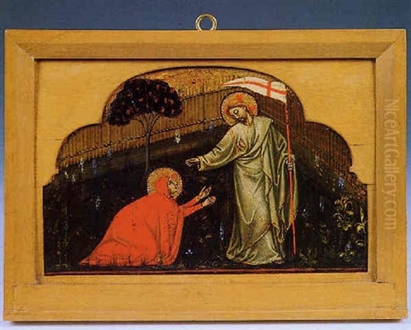 Noli Me Tangere Oil Painting by Simone (di Filippo) dei Crocifissi