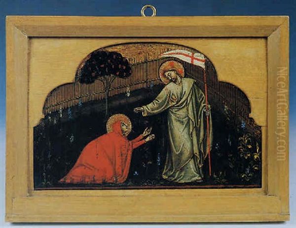 Noli Me Tangere Oil Painting by Simone (di Filippo) dei Crocifissi