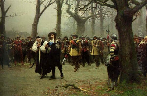 Charles I On His Way To Execution by Ernest Crofts